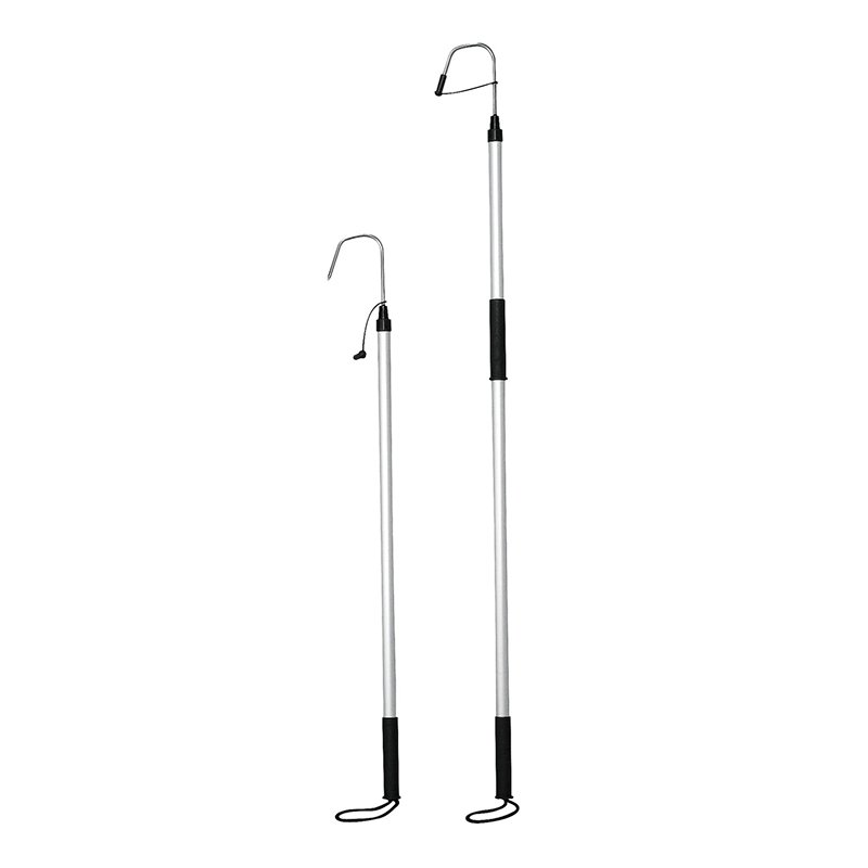 Aluminyum Balık Kancası . Çap Ø25mm, L.1370mm & Inox kanca Ø8mm x W.100mm
